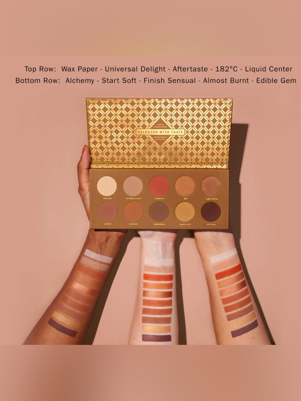 New Zoeva Caramel Melange Eyeshadow Palette